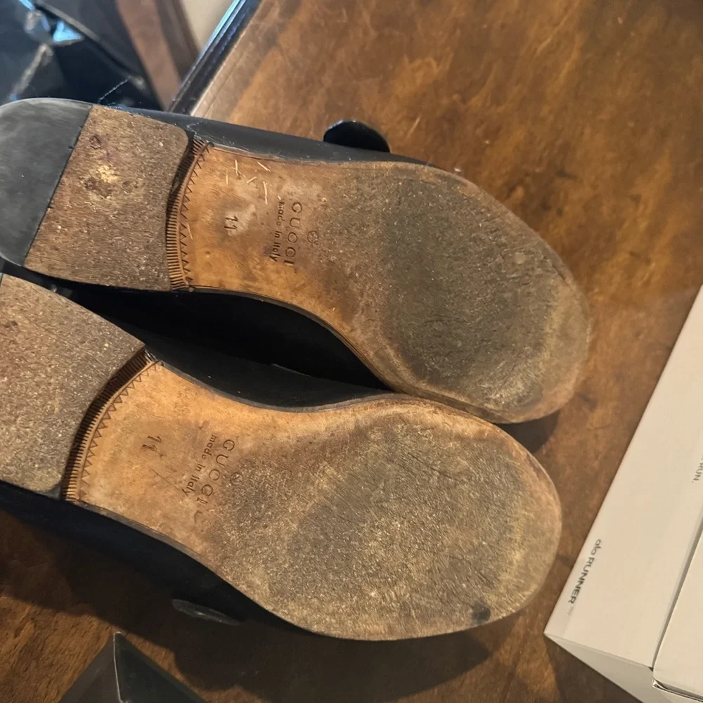 Authentic Gucci Leather Loafers - Picture 4 of 4